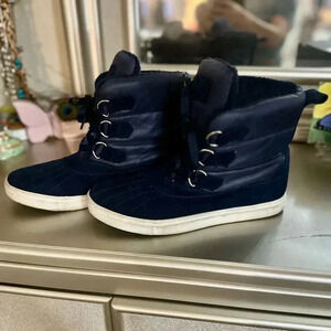Blue women boots